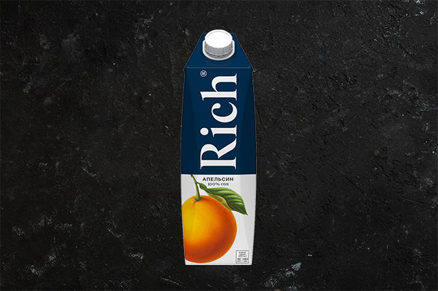Сок Rich апельсин 1 л