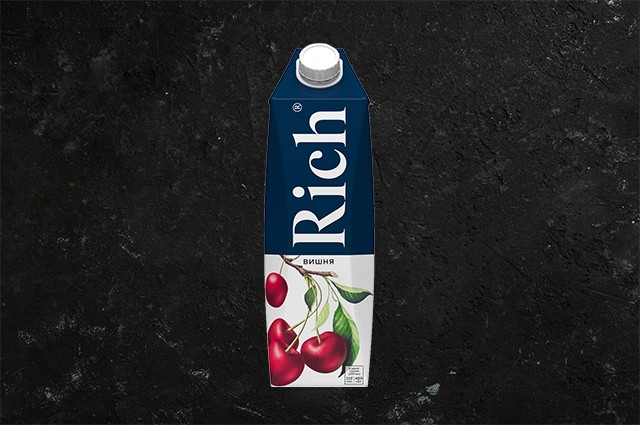 Сок Rich Вишневый пакет. 1 л Сок Rich Вишневый пакет. 1 л