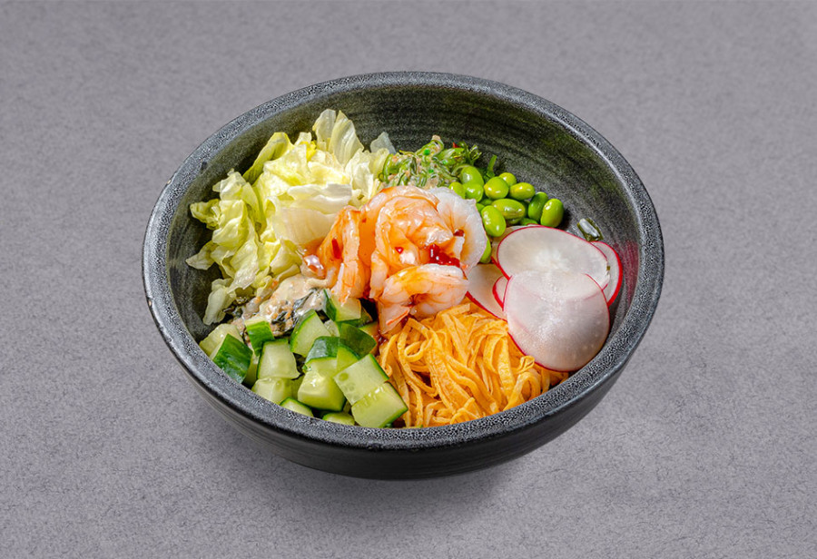 Боул с креветками