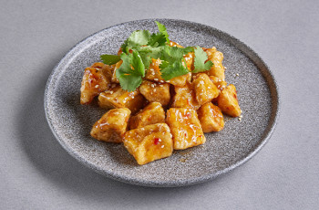 Хрустящие баклажаны в соусе «Шикари»