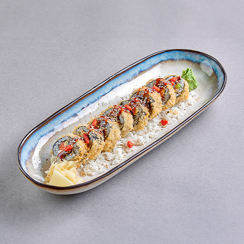 Ролл Лосось-авокадо темпура 8 шт